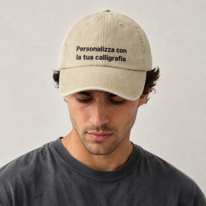 Cappello Ricamato - Personalizza con la tua calligrafia